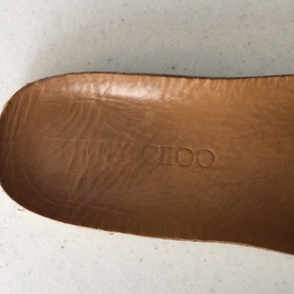 Jimmy Choo Gray High Top Leather Sneakers - Picture 10 of 14